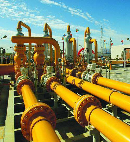 舞陽鋼廠建功＂西氣東輸＂工程上海末端站